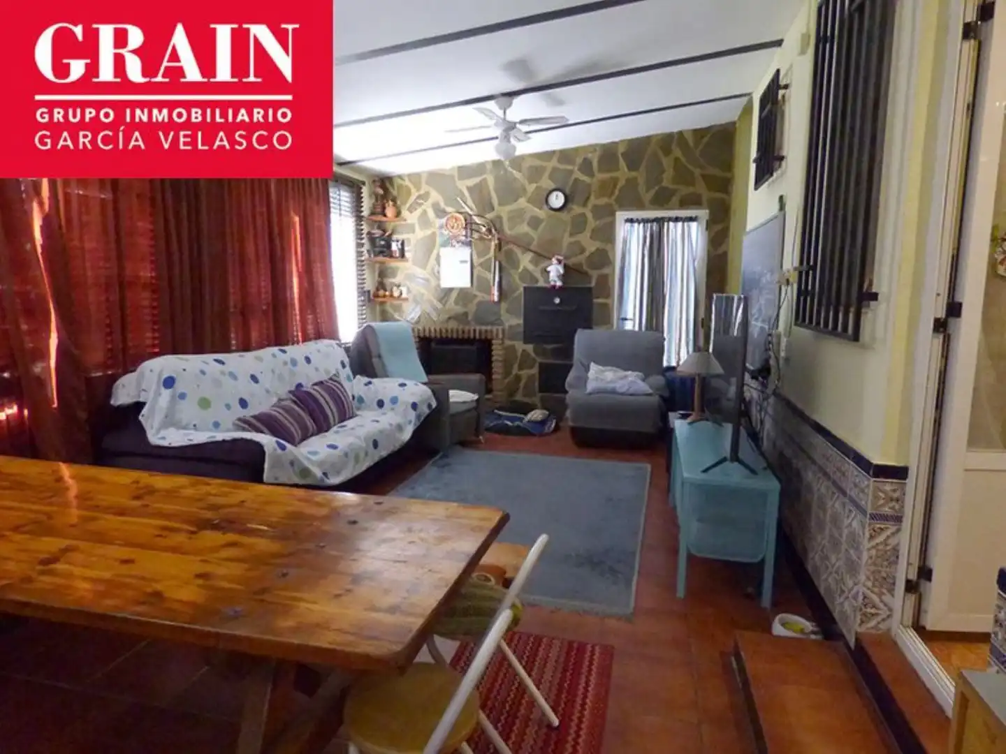 Sala de estar de Casa o chalet en venta en Albacete con Calefacción, Jardín privado y Piscina