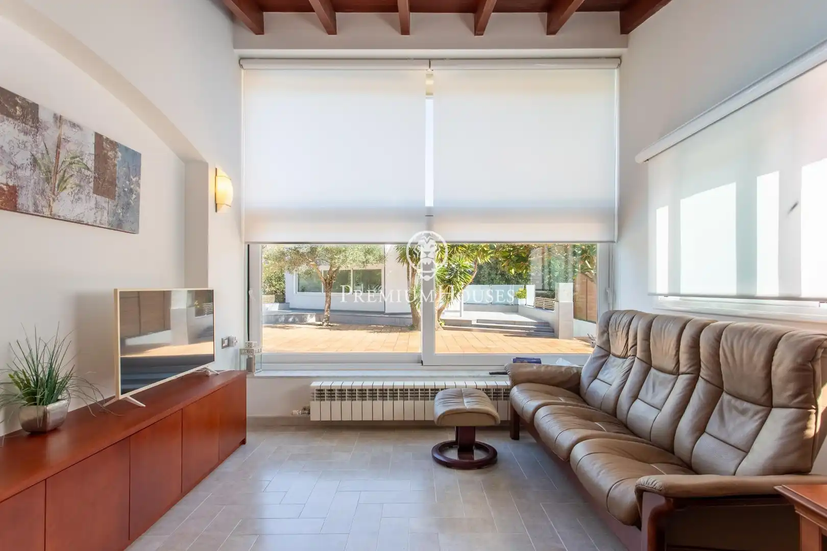 Living room of Houses for sale in Argentona  with Air Conditioner, Heating and Swimming Pool