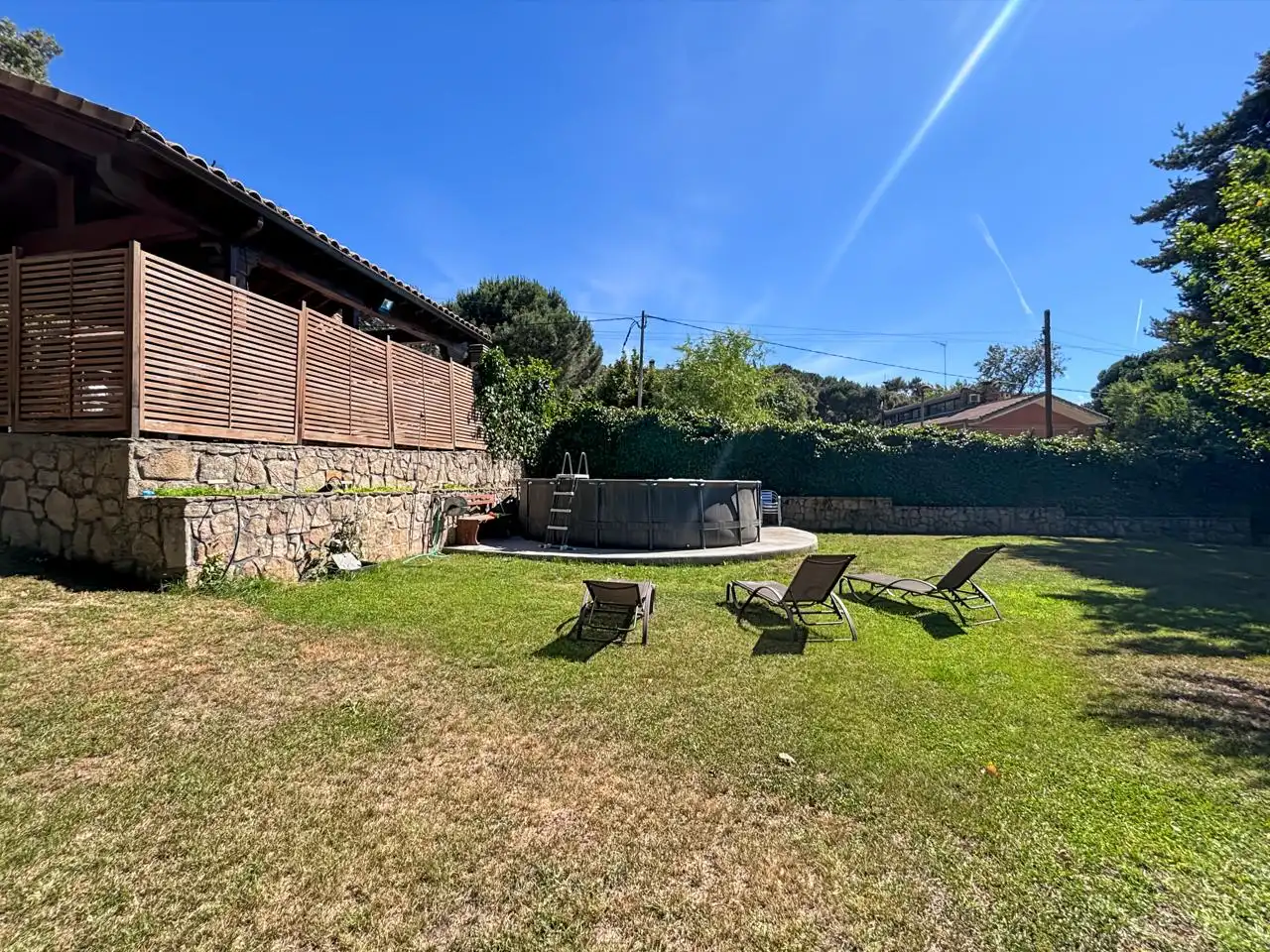 Jardí de Casa o xalet en venda en El Escorial amb Calefacció, Jardí privat i Terrassa