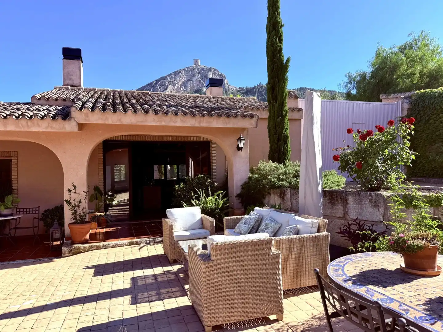 Terraza de Casa o chalet en venta en Cocentaina con Calefacción, Jardín privado y Terraza