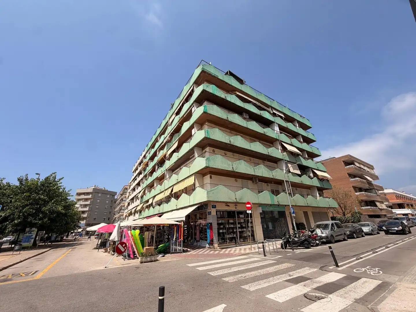 Vista exterior de Piso en venta en Pineda de Mar con Balcón