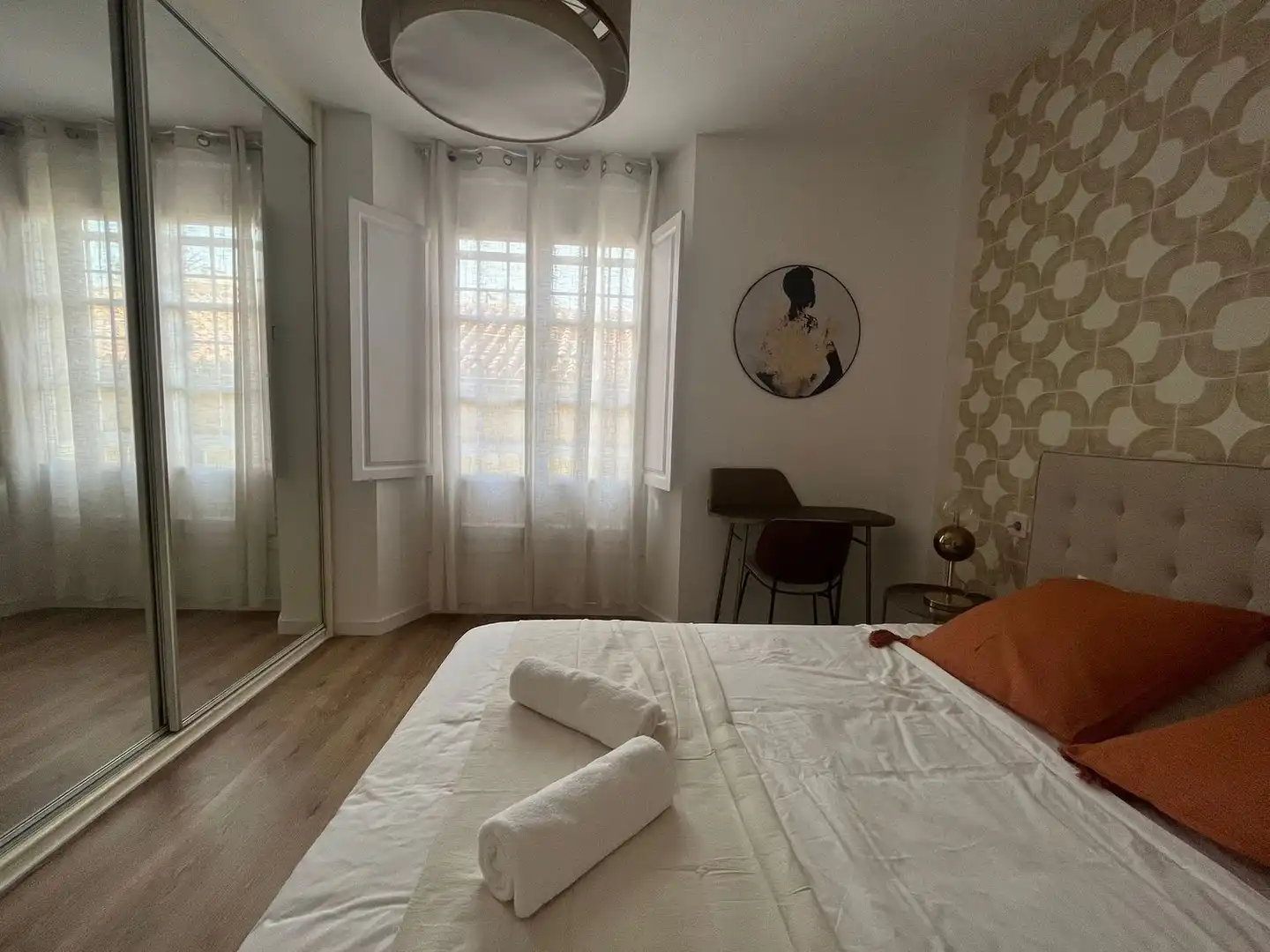 Bedroom of Flat for sale in Málaga