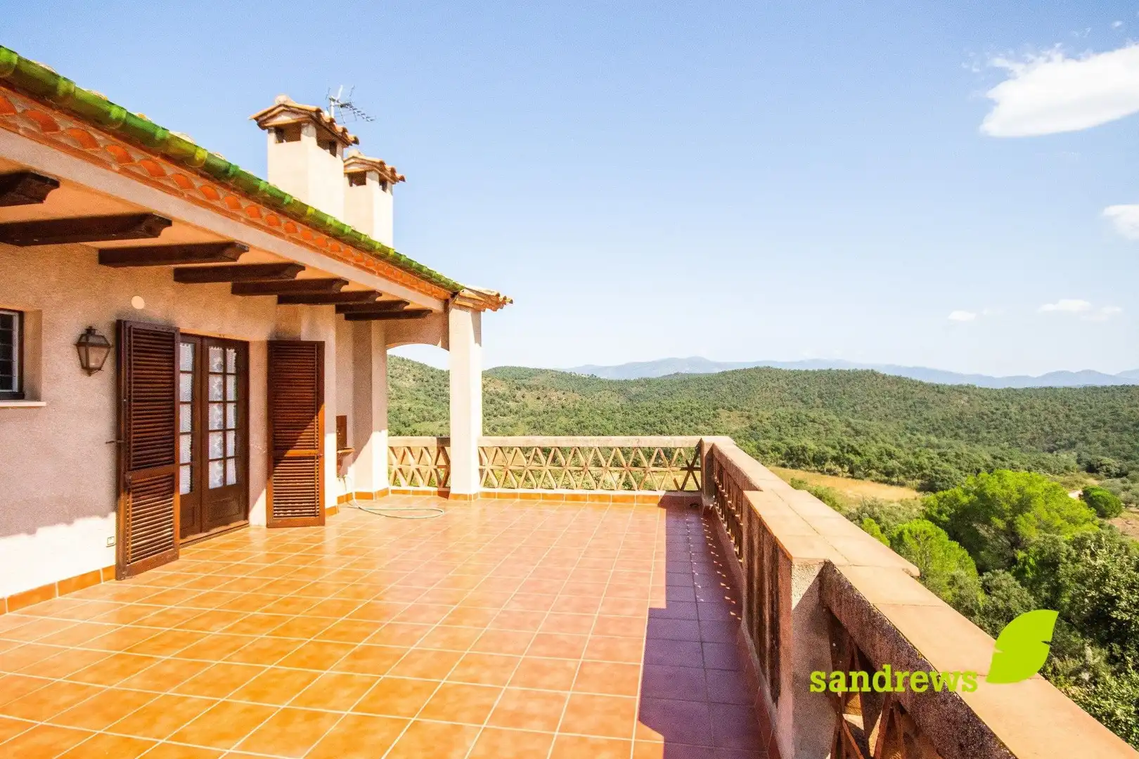 Terrassa de Casa o xalet en venda en Darnius amb Calefacció, Jardí privat i Terrassa