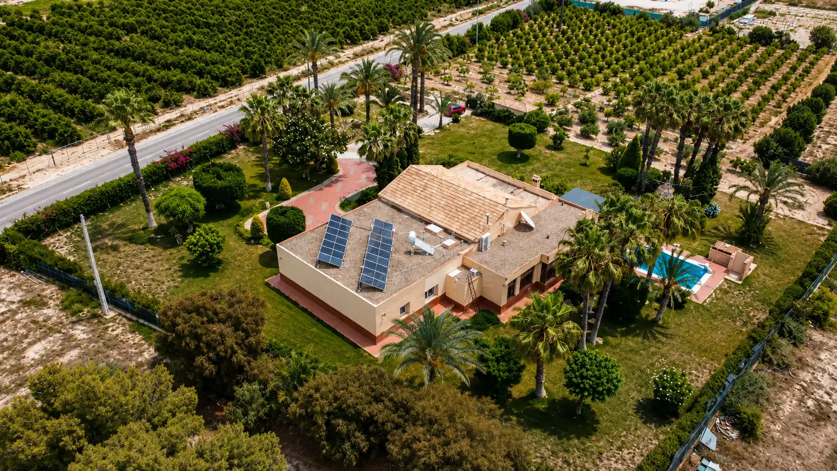 Exterior view of Houses for sale in Elche / Elx  with Air Conditioner, Heating and Terrace