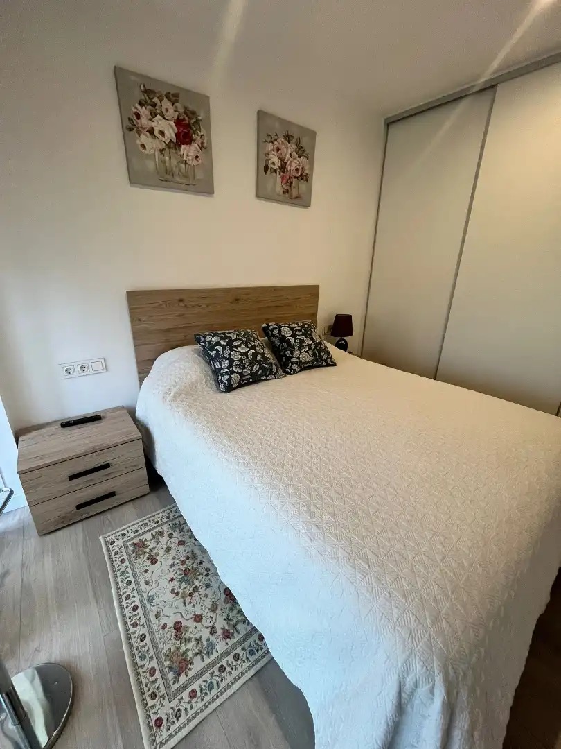 Bedroom of Flat for sale in Cubelles  with Air Conditioner, Parquet flooring and Terrace