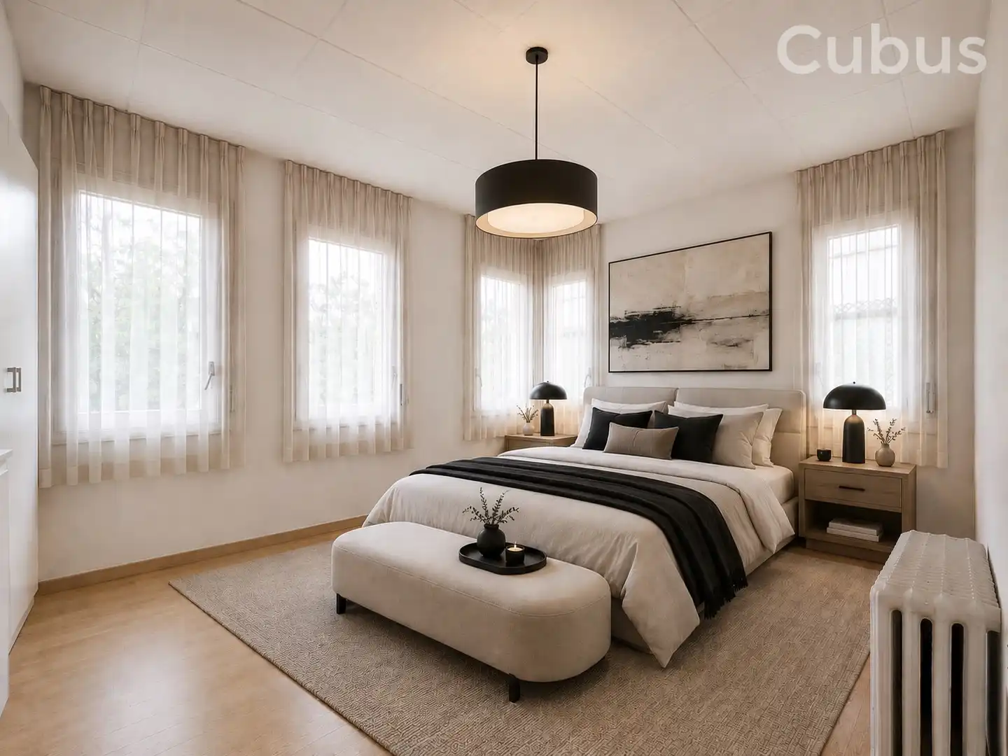 Bedroom of Flat for sale in Olot  with Heating, Terrace and Balcony