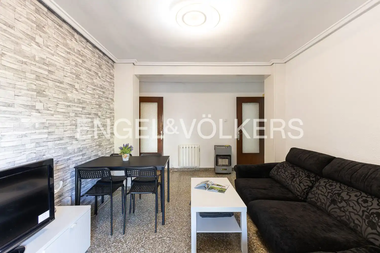 Wohnzimmer von Wohnung zum Verkauf in Valencia mit Heizung, Möbliert und Balkon