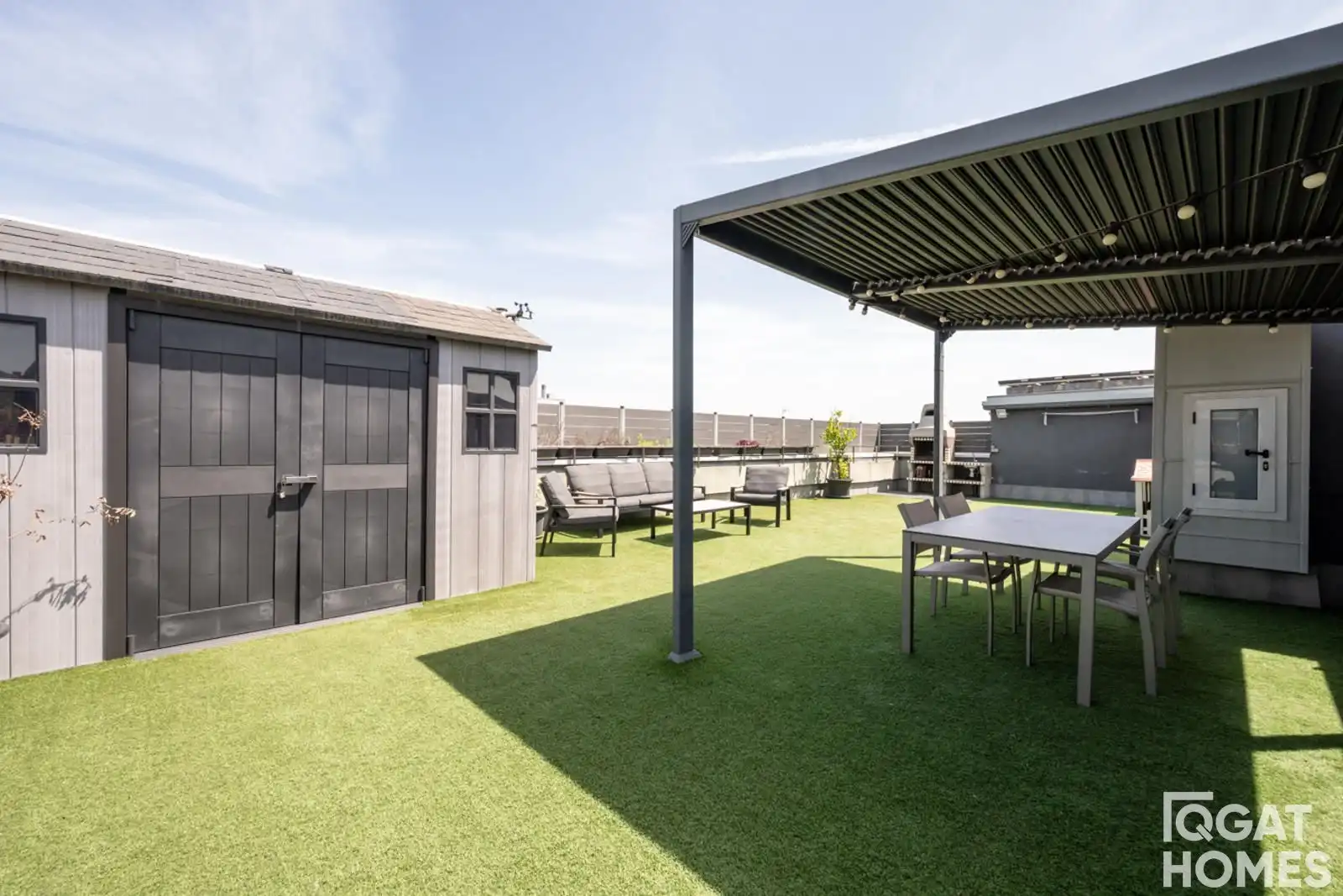 Terrace of Attic for sale in Sant Cugat del Vallès  with Air Conditioner, Heating and Storage room