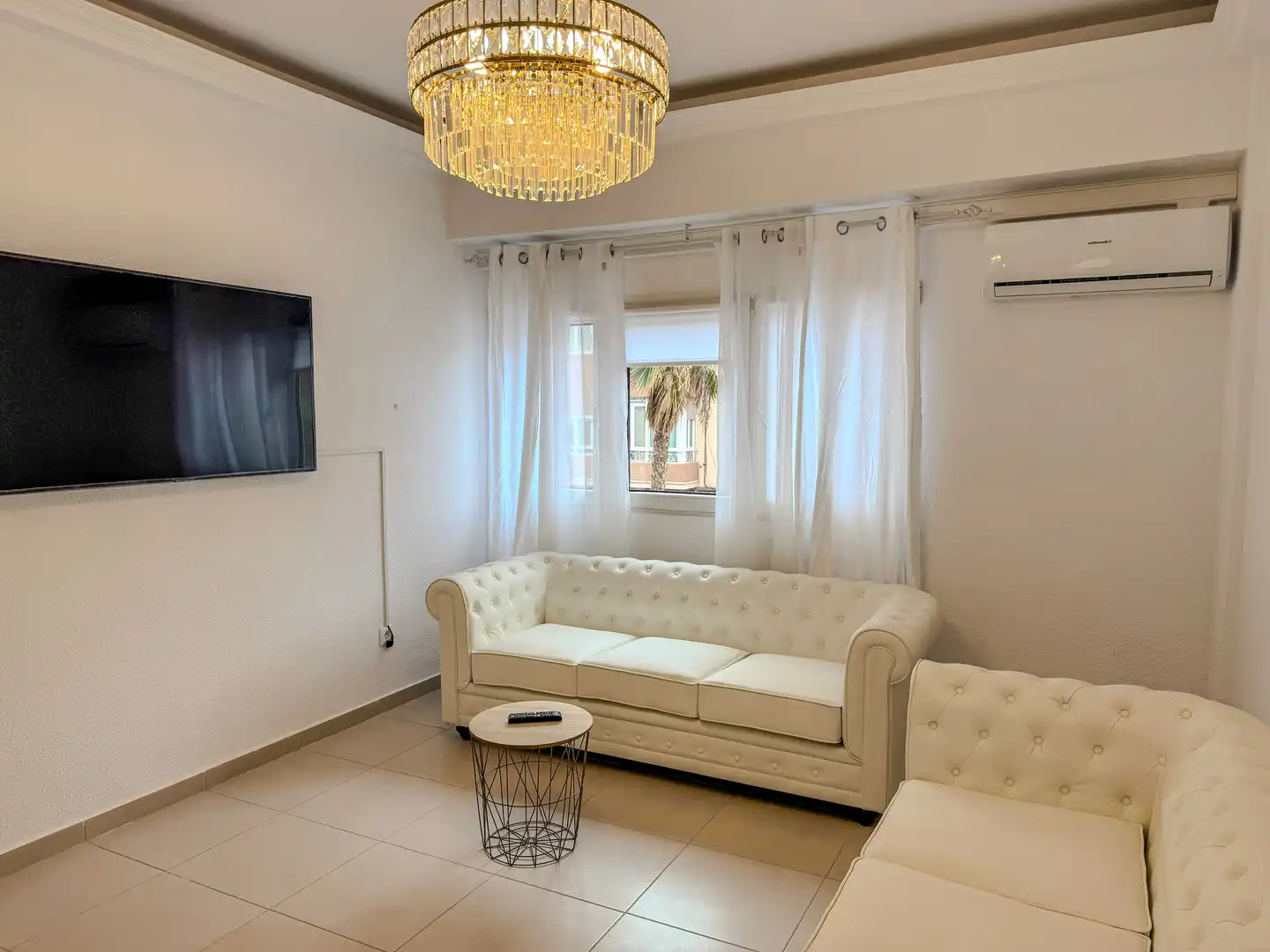 Sala de estar de Piso en venta en Alicante / Alacant con Aire acondicionado, Calefacción y Terraza