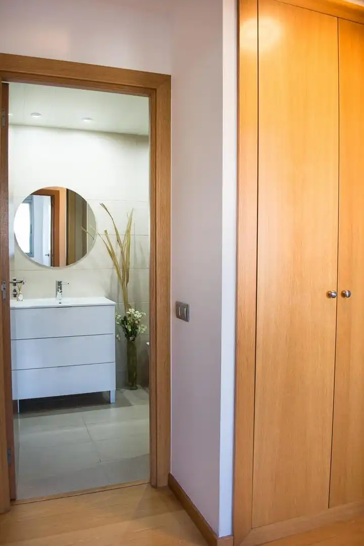 Bathroom of Flat for sale in Badalona  with Air Conditioner, Heating and Parquet flooring