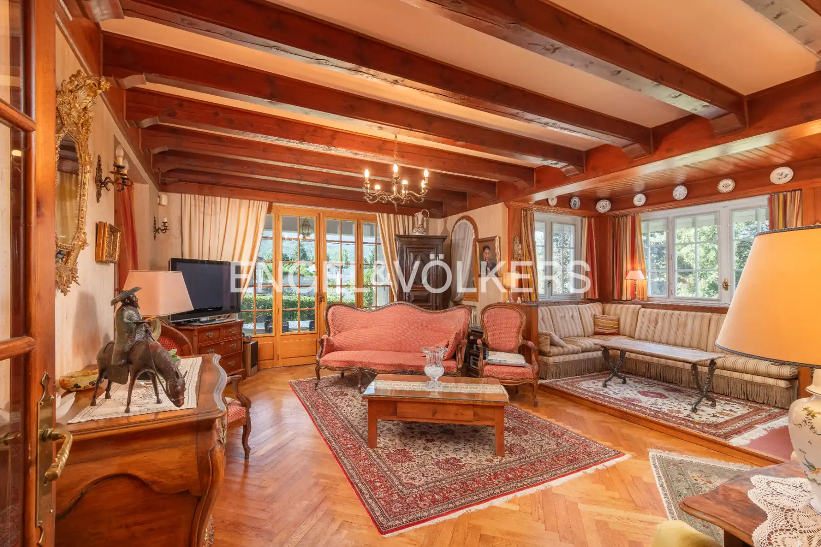 Sala de estar de Casa o chalet en venta en Osséja con Calefacción, Jardín privado y Parquet