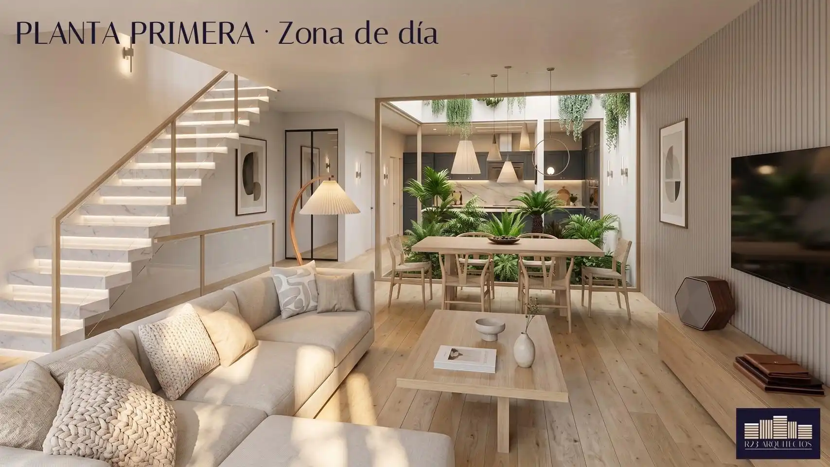 Sala de estar de Casa adosada en venta en Huelva