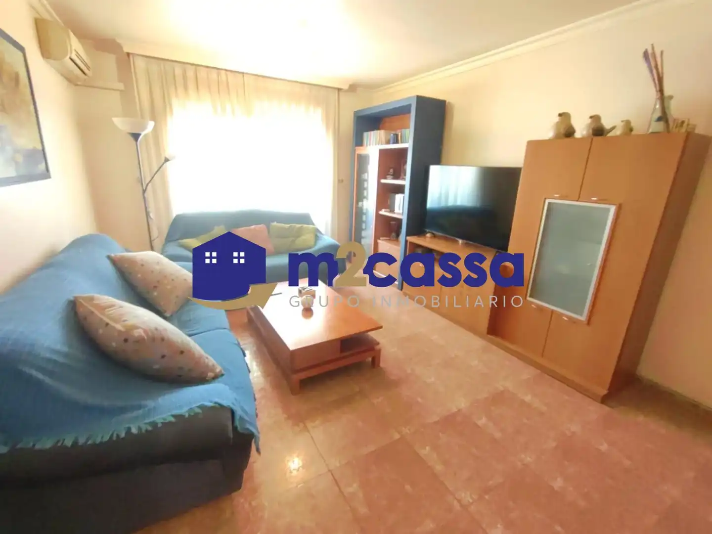 Living room of Flat for sale in Lorca  with Air Conditioner, Storage room and Furnished