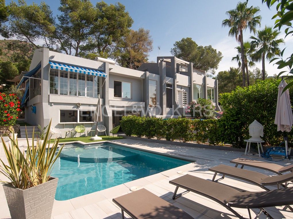 Jardí de Casa o xalet en venda en Benicasim / Benicàssim amb Calefacció, Terrassa i Piscina