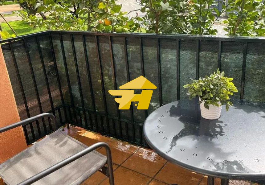 Balcony of House or chalet to rent in Málaga Capital  with Air Conditioner