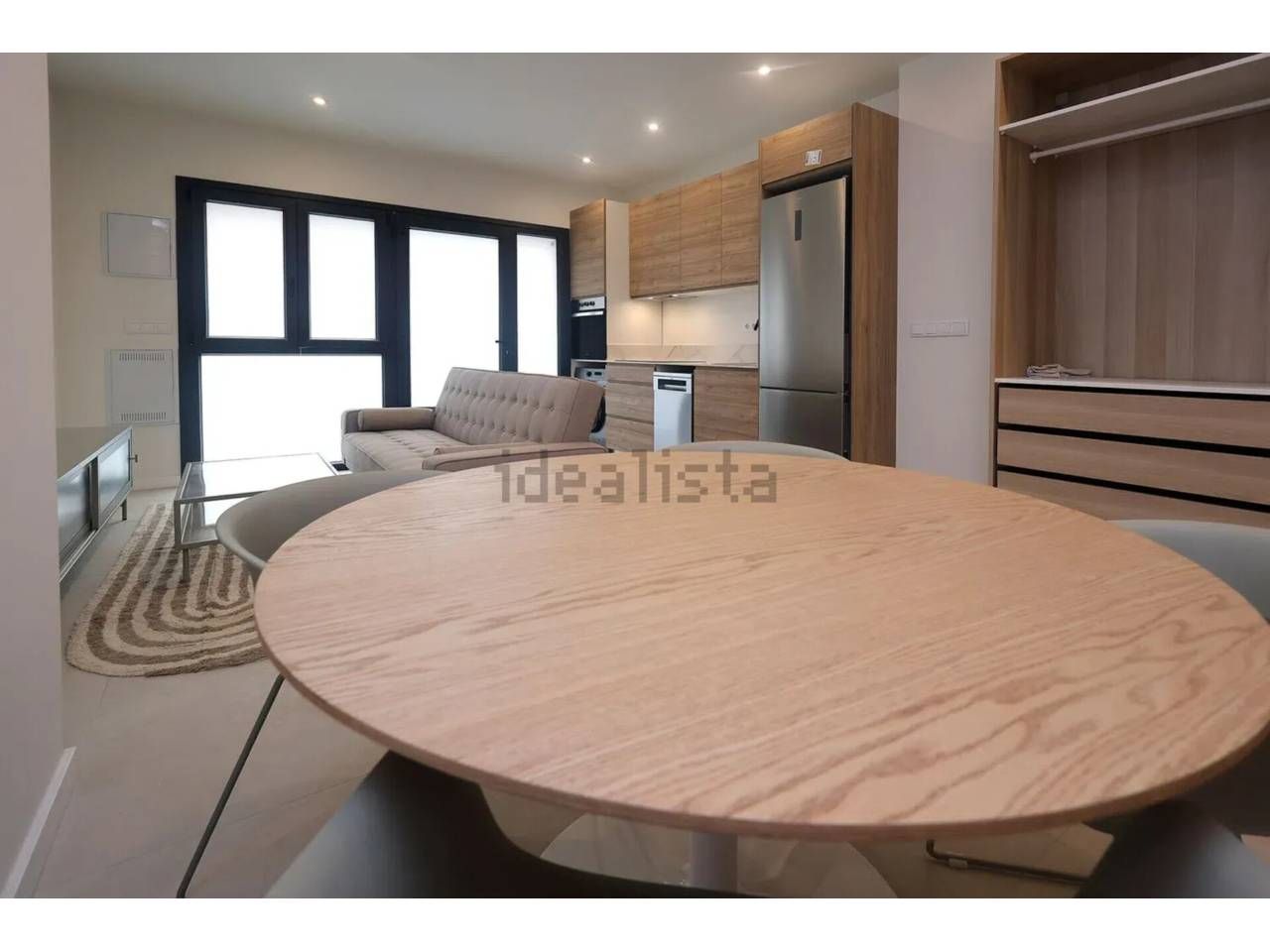 Sala de estar de Estudio en venta en  Barcelona Capital con Parquet y Amueblado