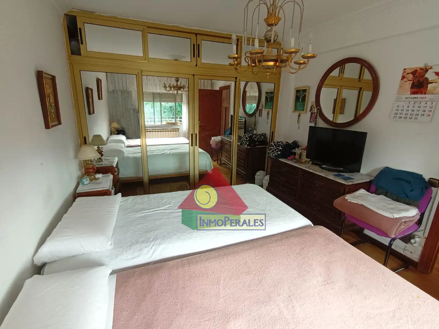 Schlafzimmer von Wohnung zum Verkauf in Madrid mit Heizung, Parkett und Terrasse