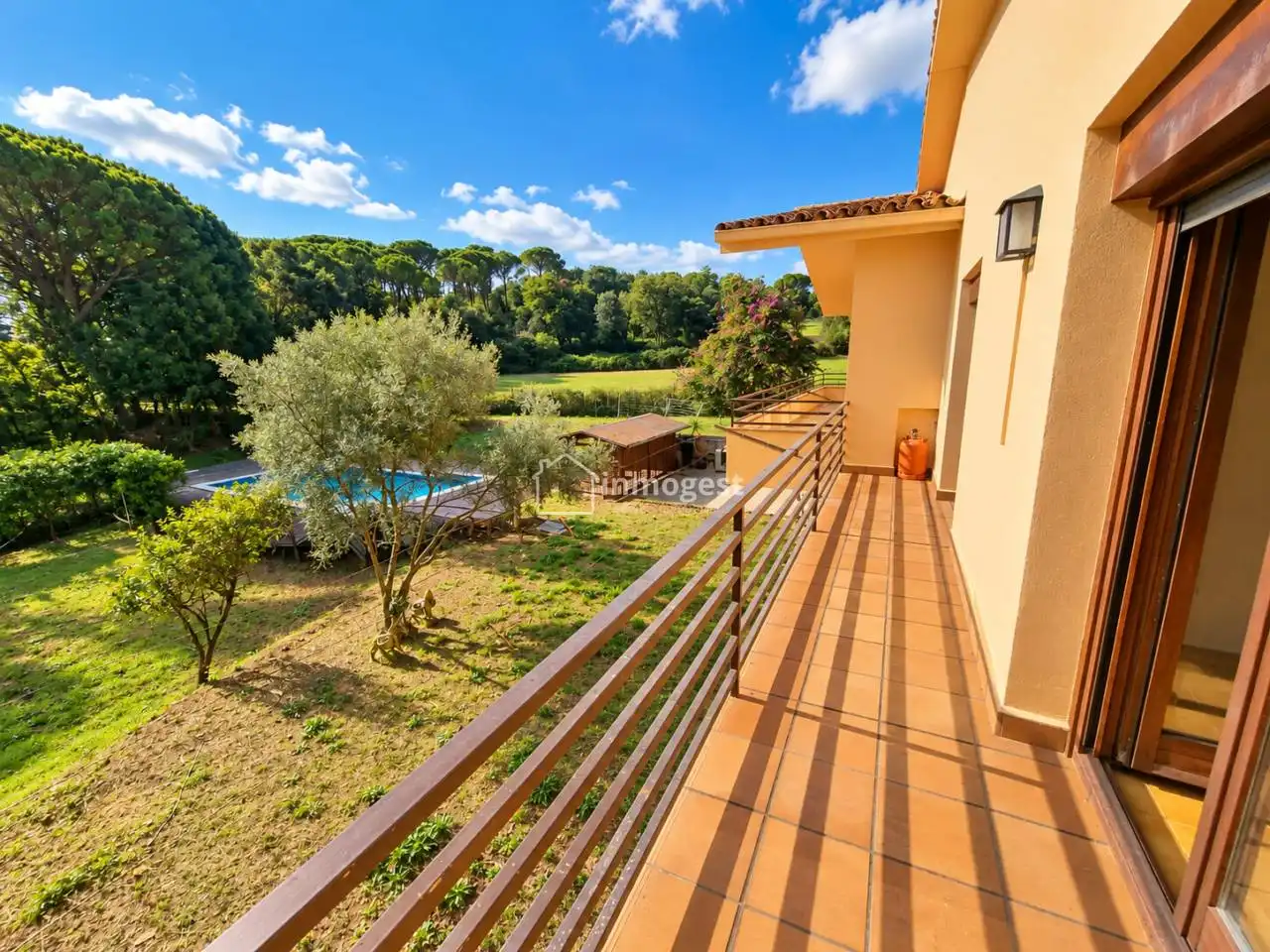 Terrassa de Casa o xalet en venda en Cassà de la Selva amb Calefacció, Jardí privat i Terrassa