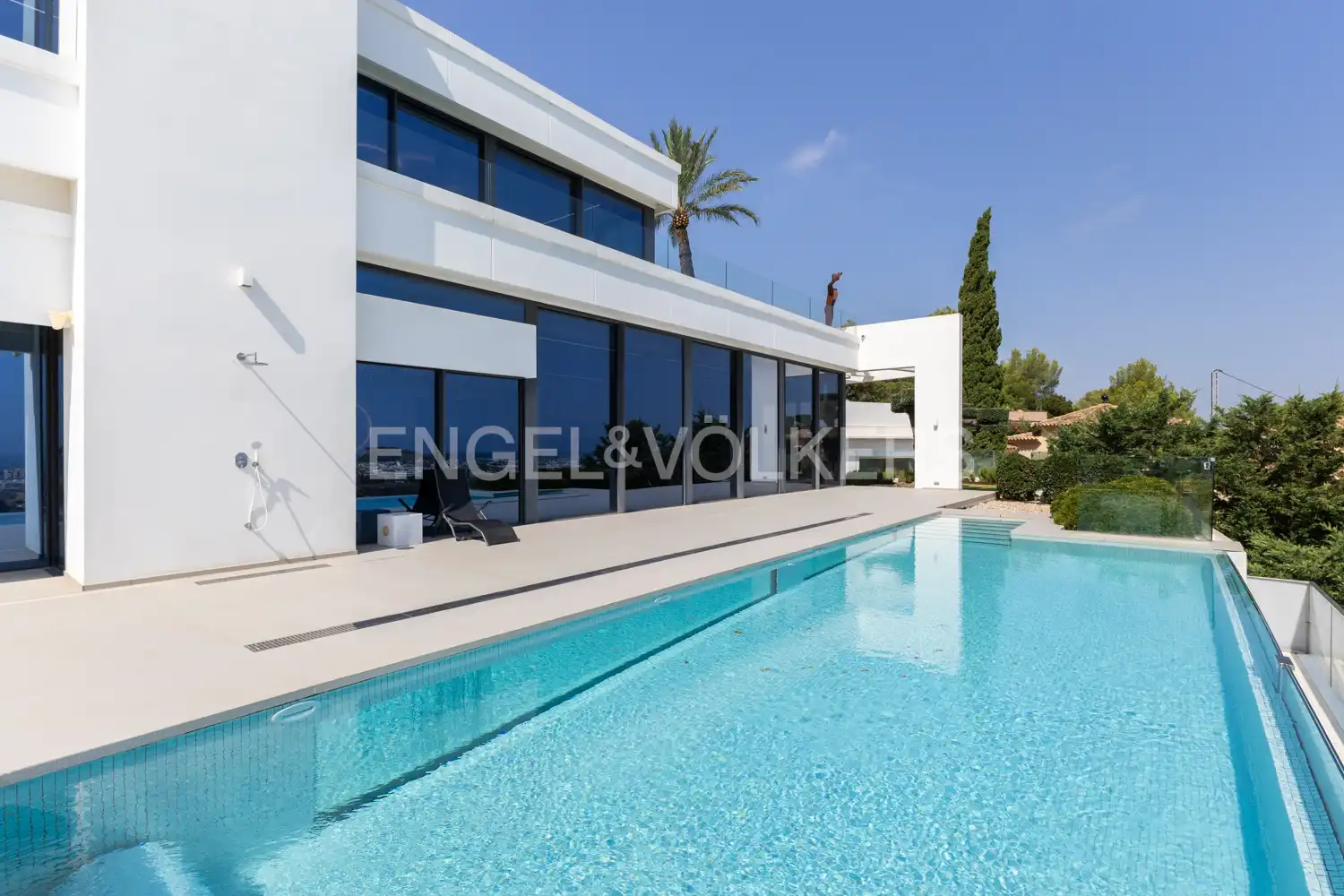 Außenansicht von Haus oder Chalet zur Miete in Dénia mit Klimaanlage, Heizung und Privatgarten