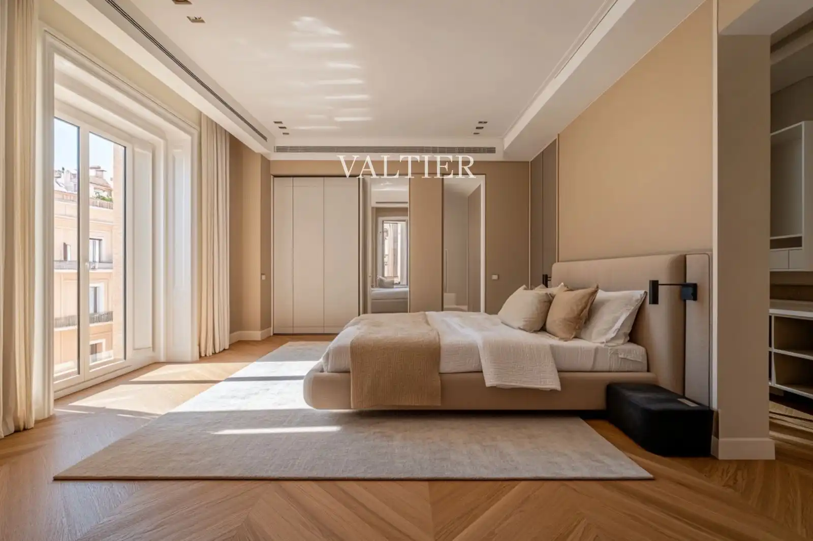 Bedroom of Flat for sale in Madrid  with Furnished