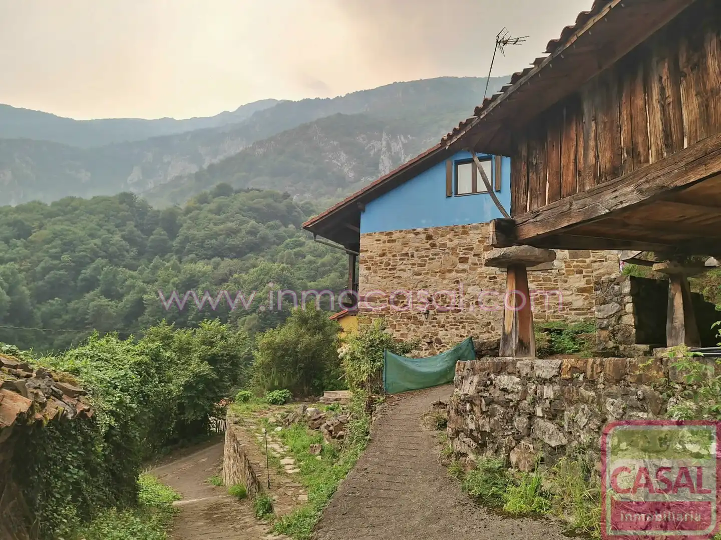Vista exterior de Casa o chalet en venta en Riosa con Calefacción y Amueblado