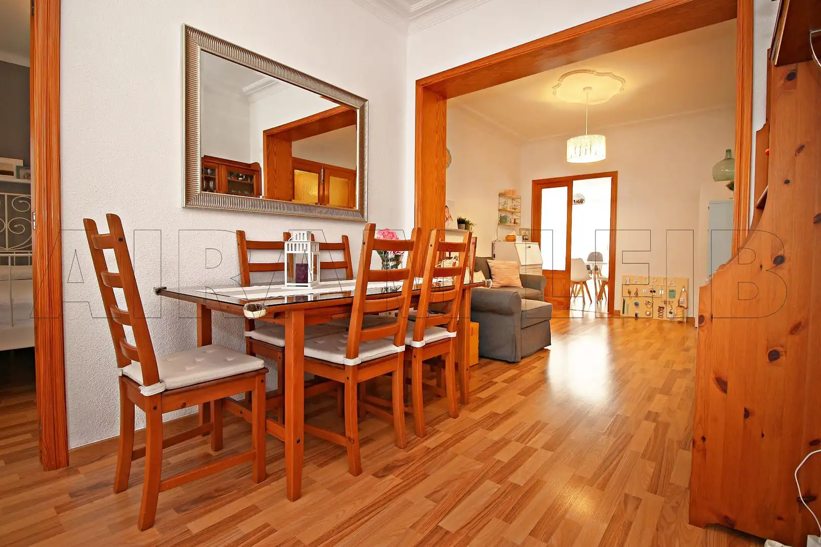 Dining room of Flat for sale in Gran Via de Colom