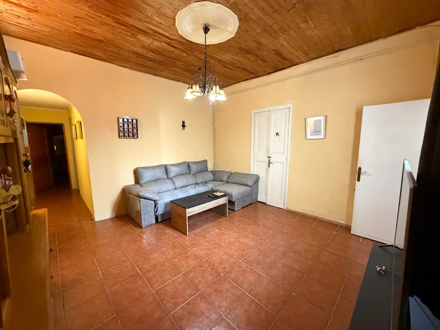 Sala de estar de Ático en venta en Barcelona con Terraza y Balcón