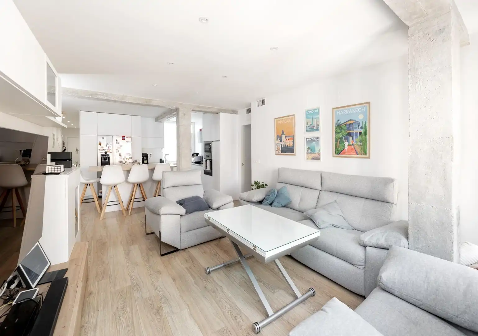 Wohnzimmer von Wohnung zur Miete in Granada mit Heizung und Terrasse