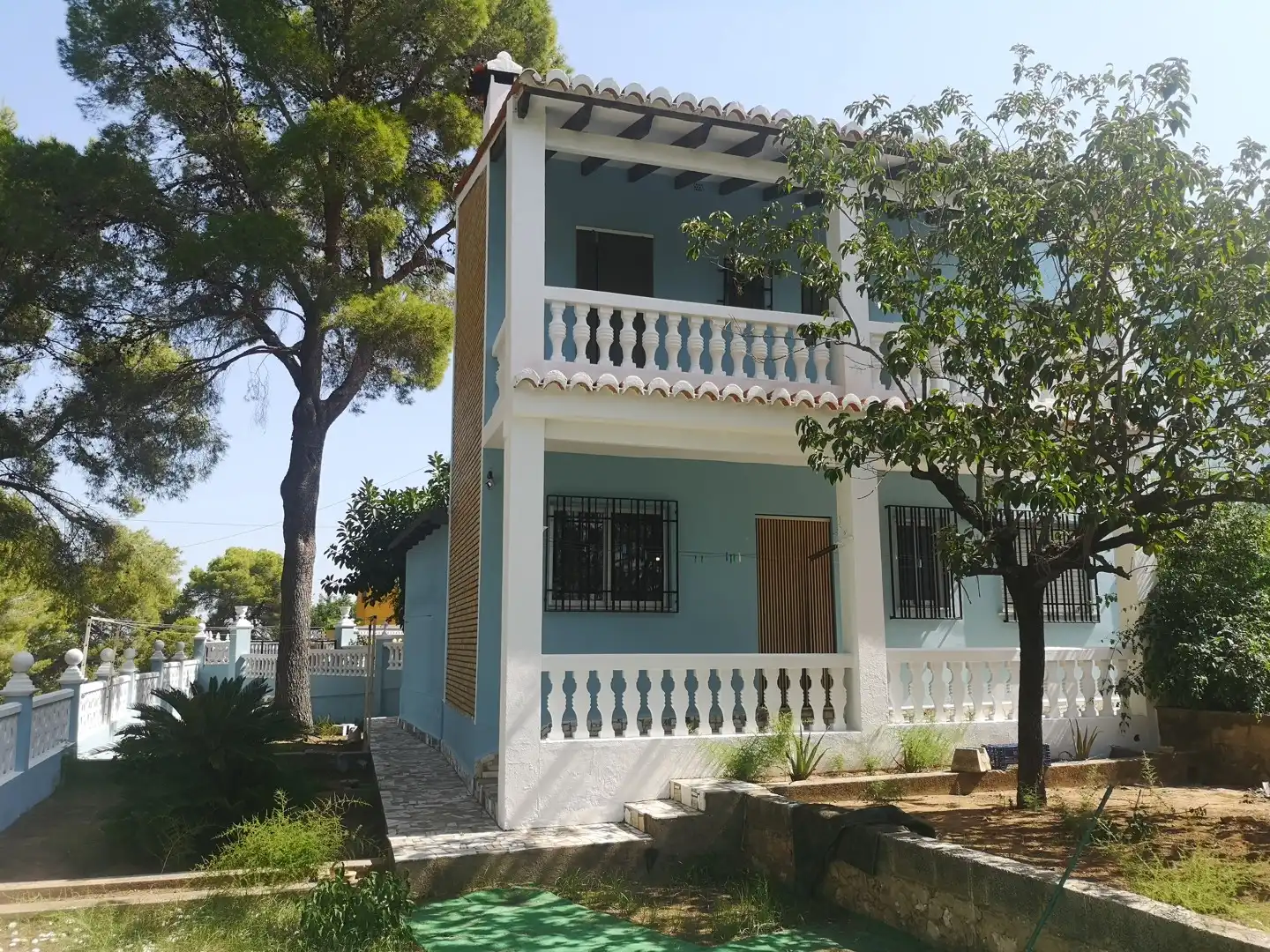 Vista exterior de Casa o chalet en venta en Alzira con Terraza, Trastero y Piscina