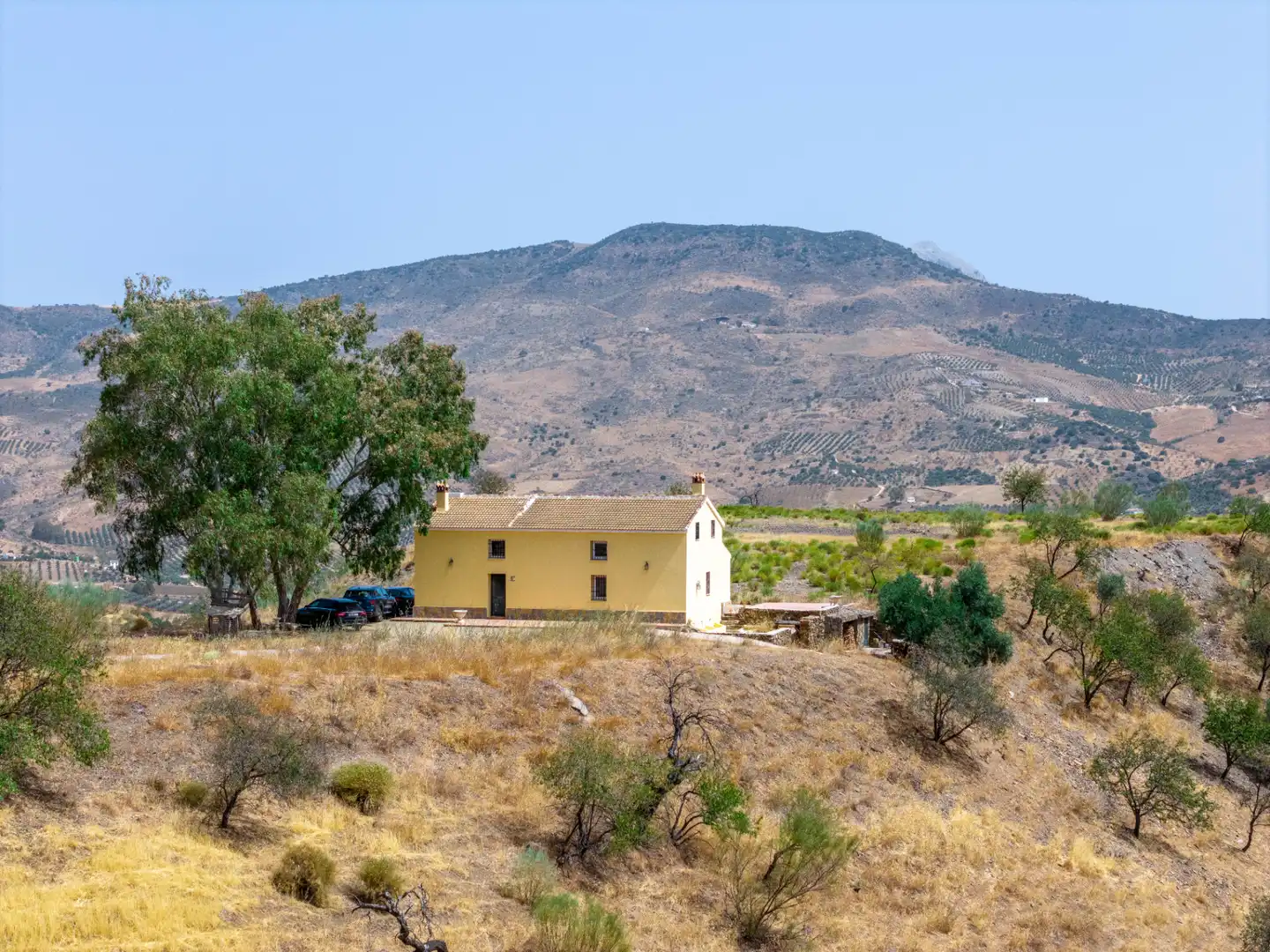 Vista exterior de Finca rústica en venda en Casabermeja amb Jardí privat, Moblat i Forn