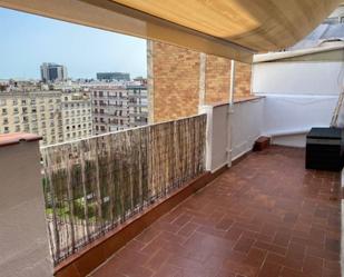 Balcony of Flat to rent in  Barcelona Capital  with Air Conditioner and Terrace