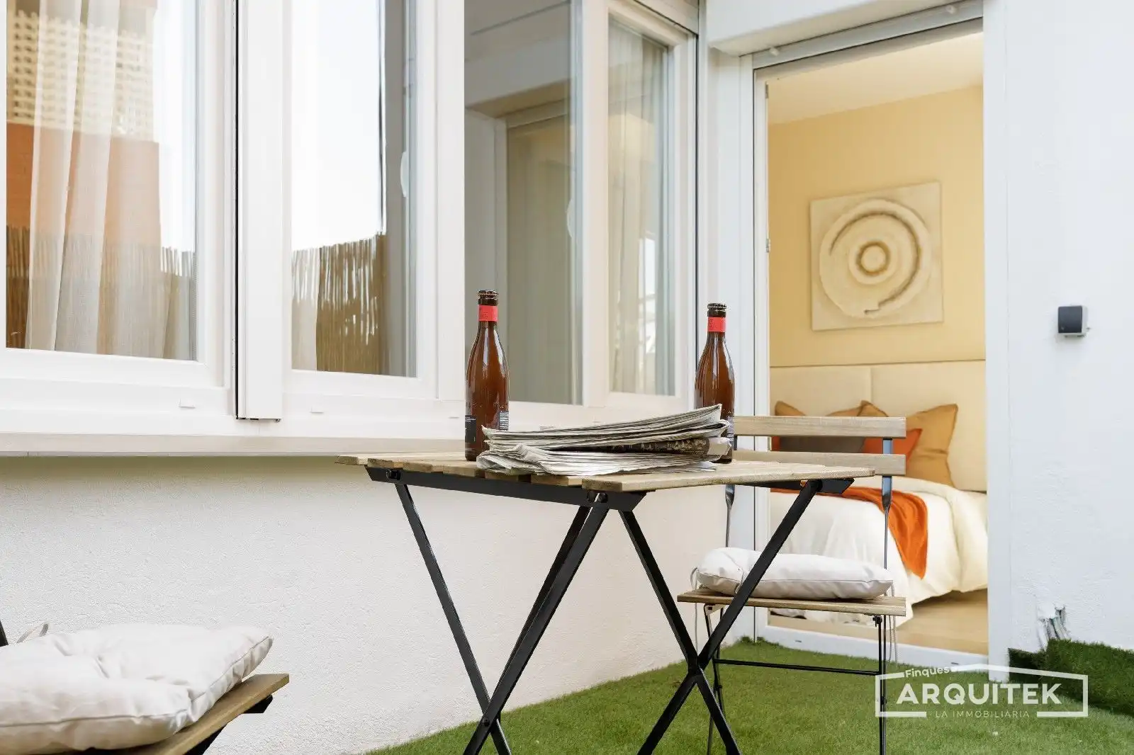 Balcony of Flat for sale in Lleida  with Air Conditioner, Private garden and Terrace