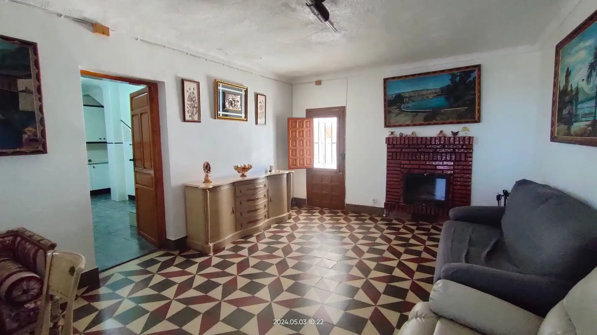 Sala d'estar de Finca rústica en venda en Lorca