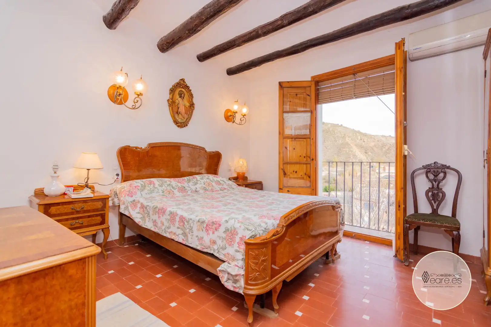 Bedroom of Houses for sale in Castelló de Farfanya  with Furnished and Oven