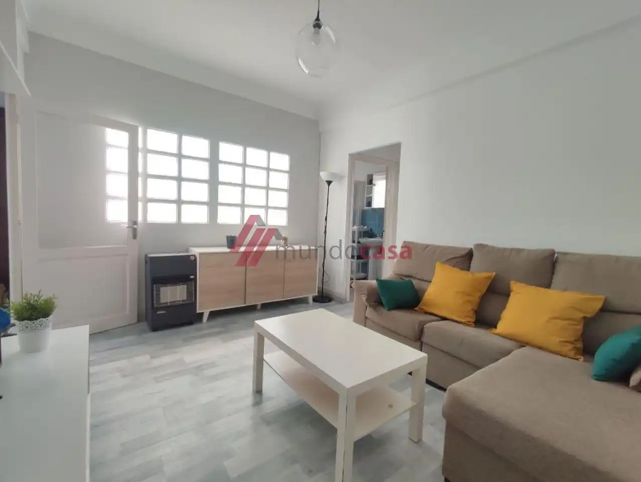 Living room of Flat for rent in Ferrol  with Heating and Furnished