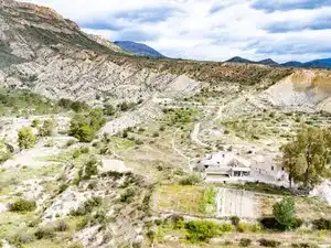 Vista exterior de Finca rústica en venta en Agost con Jardín privado, Terraza y Piscina