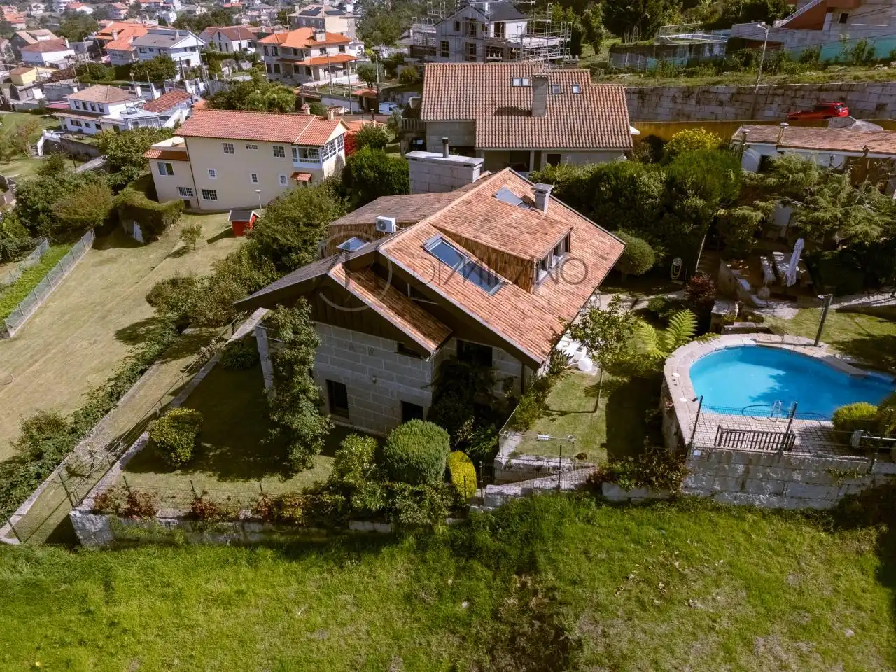 Vista exterior de Casa o chalet en venta en Nigrán con Calefacción, Jardín privado y Parquet