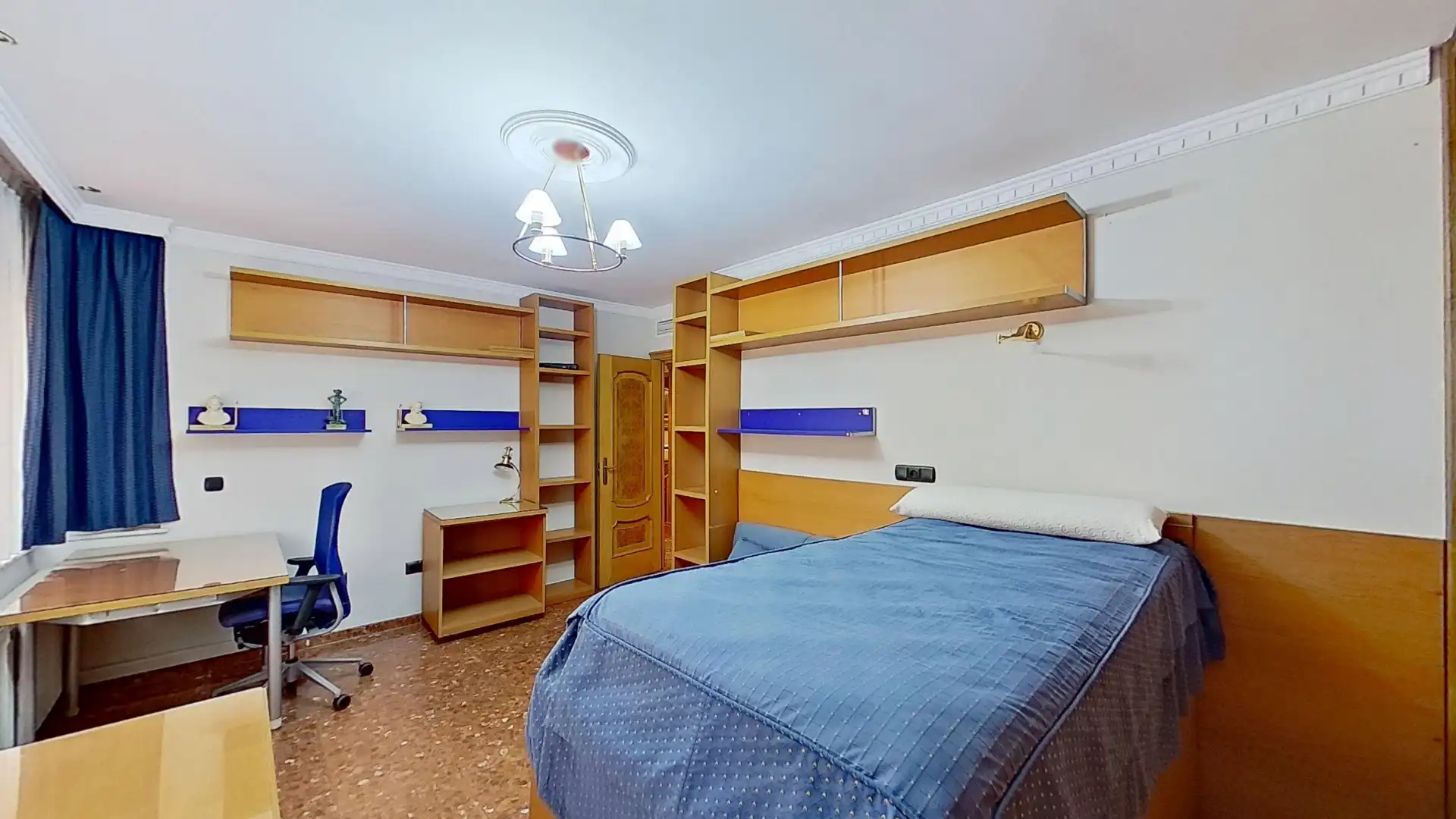 Bedroom of Flat for sale in Málaga  with Air Conditioner and Furnished