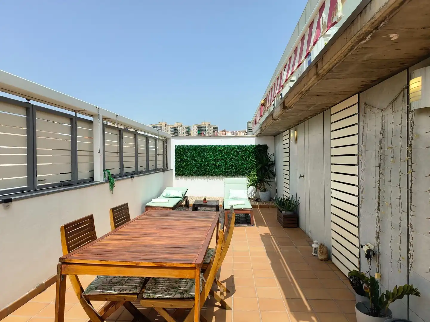 Terrace of Attic for rent in Santa Cruz de Tenerife  with Air Conditioner, Terrace and Furnished