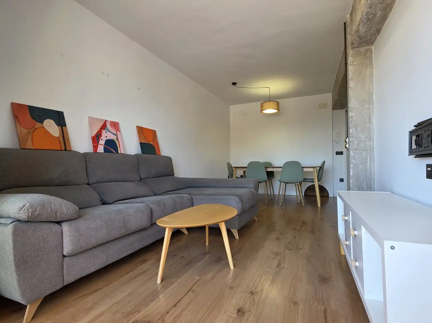 Sala d'estar de Pis de lloguer en Castellón de la Plana / Castelló de la Plana amb Balcó
