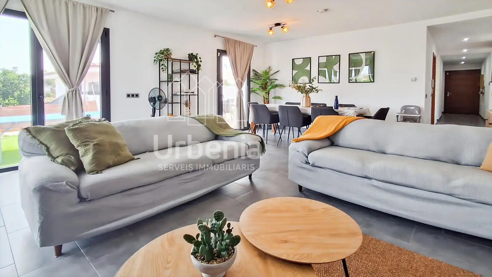 Sala de estar de Casa o chalet en venta en Tordera con Aire acondicionado, Calefacción y Terraza