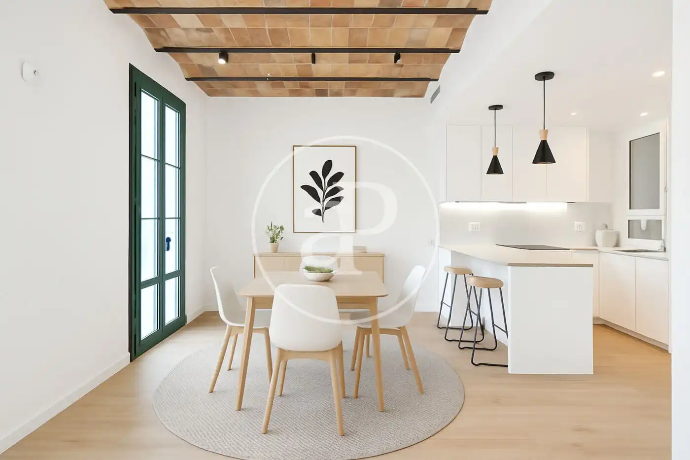 Menjador de Pis en venda en  Barcelona Capital amb Aire condicionat i Calefacció