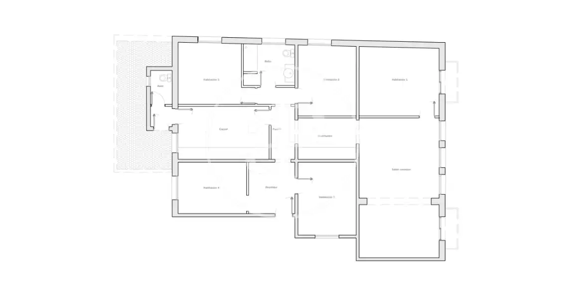 Wohnung zum Verkauf in Barcelona mit Klimaanlage, Heizung und Terrasse