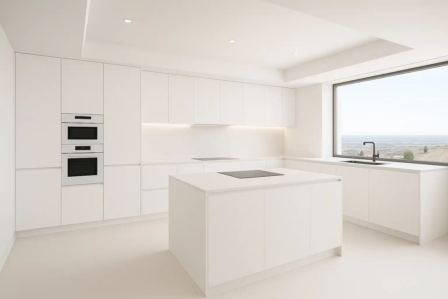 Cocina de Piso en venta en Bellpuig con Aire acondicionado, Calefacción y Jardín privado