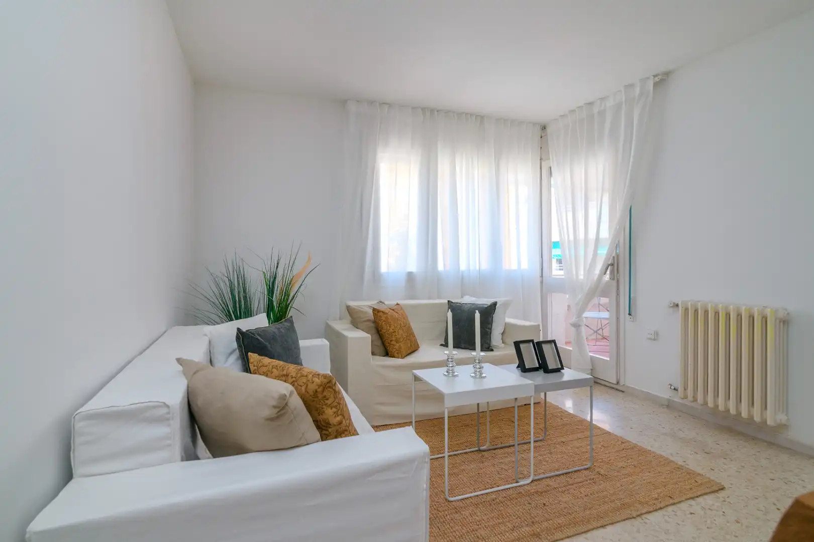 Living room of Flat for sale in Manresa  with Heating, Terrace and Oven