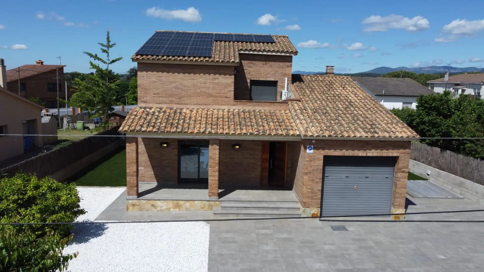 Exterior view of Houses for sale in Sant Antoni de Vilamajor  with Air Conditioner, Heating and Private garden