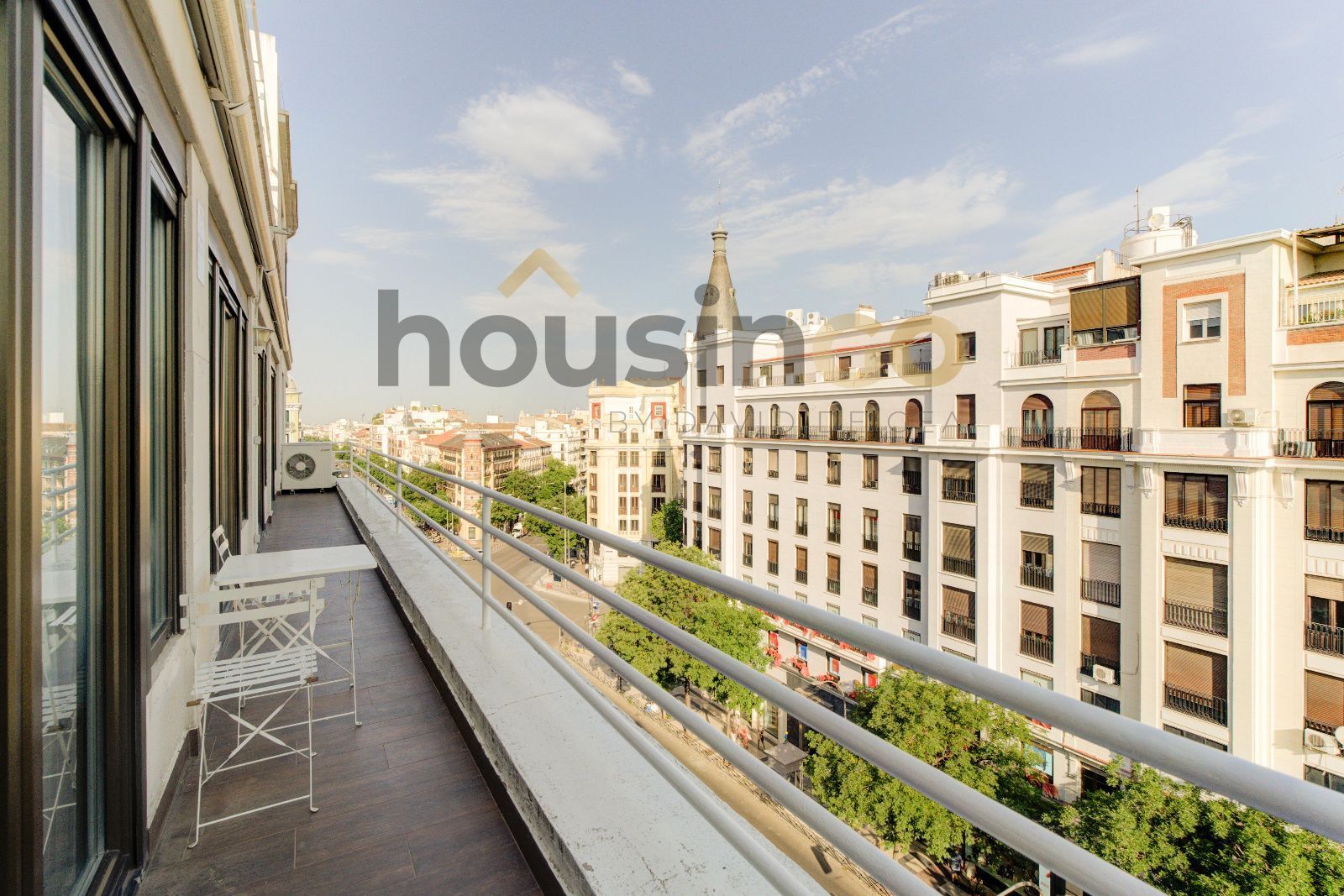Exterior view of Flat to rent in  Madrid Capital  with Air Conditioner, Heating and Parquet flooring