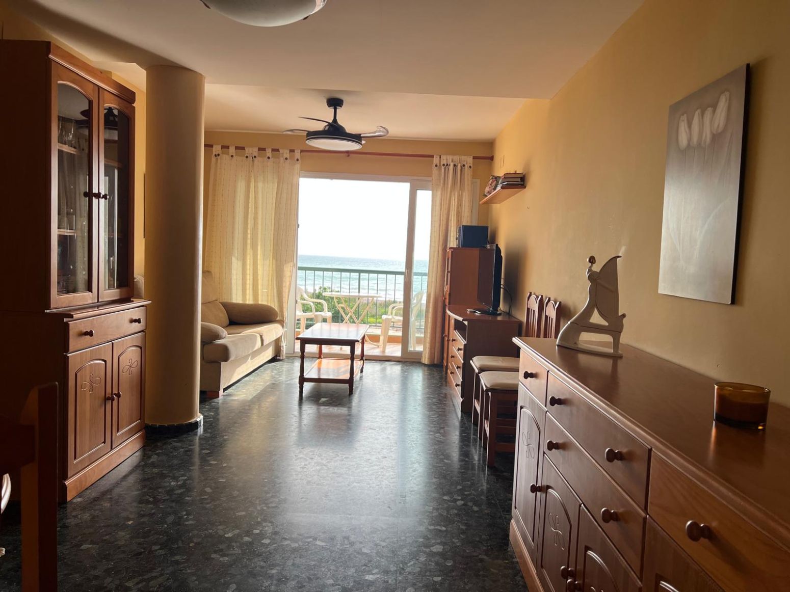 Living room of Flat to rent in Sagunto / Sagunt  with Terrace and Furnished