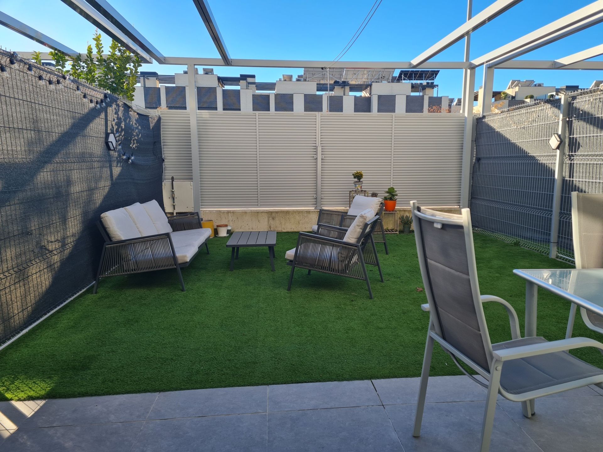 Terrassa de Casa adosada en venda en Alcorcón amb Aire condicionat, Calefacció i Piscina comunitària