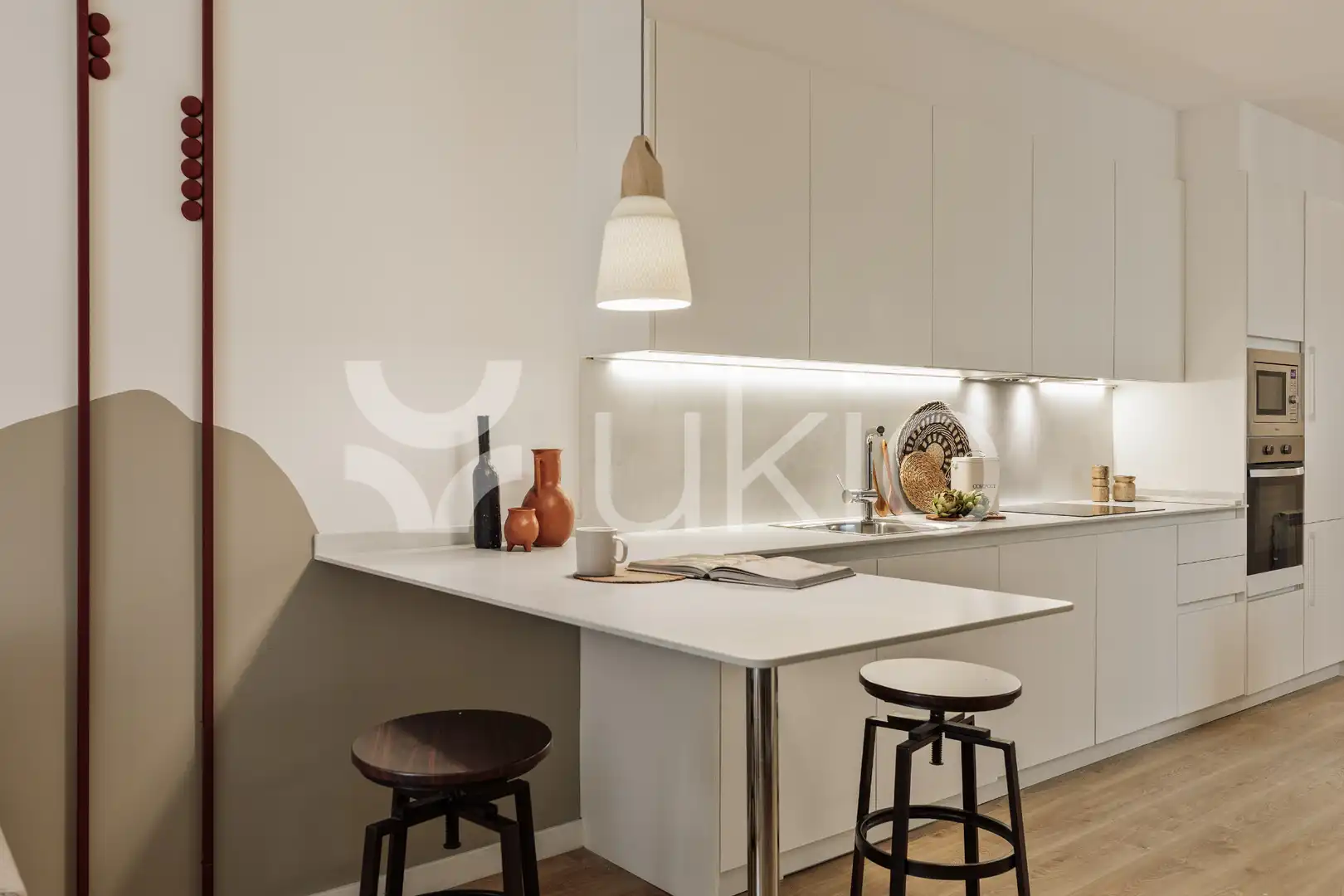 Kitchen of Apartments for rent in Barcelona  with Heating, Furnished and Oven